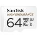 SanDisk SDSQQNR-064G-GN6IA 64GB microSDXC память карта High Endurance microSD карта серии за границей упаковка товар 