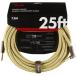 Fender USA [ большой подведение счетов распродажа ] Deluxe Series Instrument Cable Straight/Angle25' (Tweed)
