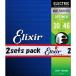 ELIXIR Electric Nickel Plated Steel with OPTIWEB Coating 2SET PACK #19052 (Light/10-46) �֘A�摜1