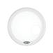 EVANS BD20RSW [EQ3 Resonant Smooth White 20 / Bass Drum]1ply  7.5mil + 10mil ring