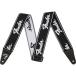 Fender USA [ получение заранее сильно сниженная цена распродажа ] WEIGHLESS RUNNING LOGO STRAP (BLACK/WHITE)(#0990642074)