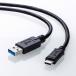 SANWA SUPPLY KU31-CA10 [1.0m](USB3.1 Gen2 Type C-A кабель )