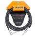 K-Garage FGCL-3 гитара для защита кабель [3m] (BLK/WHT)