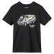 Gibson [ половина период подведение счетов распродажа ] Boogie Van Tee (Black), (Medium) [MA-TEE-BVAN-BLK-MD]
