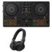 AlphaTheta DDJ-FLX2 + HDJ-CUE1 наушники SET [APPLE MUSIC соответствует ](djay / rekordbox / Serato DJ Lite соответствует DJ контроллер )( Alpha si...