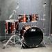 dw Collector's Pure Maple 4pc Drum Kit [BD22,FT16,TT12&amp;10 /Root Beer Metallic Lacquer]