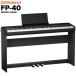 Roland FP-40-BKB( черный )&amp; оригинальный * специальный подставка &amp;3шт.@ педаль комплект Digital Piano