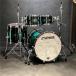 SONOR [ цена снижена!]SQ2 System Beech Vintage 4pc Drum Kit - Black to Green Burst over African Marble [BD22,TT10&amp;12,FT16][ Special...
