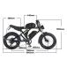 E'KEI F9pro �o�b�e���[2�t ��ʌ����@�t���]�� �d���o�C�N ���t2�� �i���o�[�擾 41ah(��23Ah,��18Ah�o�b�e���[) ���t���n���h���o�[ �[�d��2�� 1000W �o�C�N �֘A�摜2