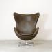 UD3100lEgg Chair(BR/ кожа кожа )/Arne Jacobsen /a Rene * Jacobsen l Северная Европа Vintage диван 