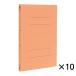  файл Flat файл A4S 10 шт. orange бумажный Sakura kre Pas 