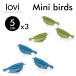 Loviro vi Mini bird 5cm 3 перо ввод почтовая доставка возможно стандартный импортные товары Рождество Северная Европа смешанные товары модный 