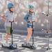  самокат ребенок Kics ke-ta- самокат высота настройка SCOOT AND RIDEs Koo to and ride highway толчок 5LED
