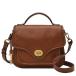 Fossil եå ǥ  Хå  Хåѥå å Heritage Leather Top-Handle Crossbody - Brown