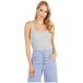 Splendid ץǥå ǥ  եå ȥåץ  Zuma 2x1 Rib Scoop Tank Top - Heather Grey