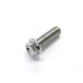 64 titanium сплав болт фланец болт M10×30mm P1.5 средний глаз 1 шт. .. пачка соответствует жарение цвет нет Ti-6Al-4V суппорт тормоза и т.д. 