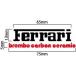 Ferrari brembo �L�����p�[���S�X�e�b�J�[ x1��