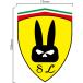�X�Y�L SUZUKI �����p�� �t�F���[�� Ferrari���G���u���� �X�e�b�J�[�c10cm��1��