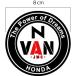  Honda HONDA N-VAN стикер NEW 8cm