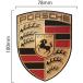  Porsche PORSCHE эмблема стикер длина 10cm