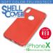 �uTPU �J���[�V�F���J�o�[ ���b�h for iPhoneX�v TPU�P�[�X �ی�P�[�X iPhoneX �ی�J�o�[ �X�}�z�P�[�X �u���b�N�J�o�[ �P�[�X �o���p�[