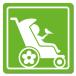  коляска Buggy автограф детский инвалид Mark ребенок-инвалид Mark [ магнитный ] инвалидная коляска автограф * well cab для { цвет выбор .. }