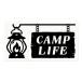 CAMP стикер [CAMP LIFE] кемпинг стикер / уличный OUTDOOR{ цвет выбор .. }