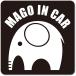 . in машина MAGO in car стикер [ магнитный ] { цвет выбор .. } No.01 слон san 