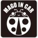 . in машина MAGO in car стикер [ магнитный ] { цвет выбор .. } No.04 палатка u насекомое san 