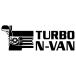 en van / HONDA N-VAN / разрезные наклейки (TURBO) { цвет выбор .. }