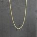 K18 18 золотой плоский колье 61cm
