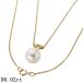  жемчуг /9.1mm бриллиант /0.02ct колье K18YG