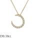  Star Jewelry бриллиант /0.10ct moon три день месяц узор колье K18YG