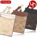 Coach COACH мелкие вещи футляр для карточек FCZ285 CZ285 signature ko-tedo парусина Ran ярд ID кейс outlet женский 