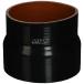 HPS HTSR-450-500-L4-BLK Silicone High Temperature 4-ply Reinforced Reducer Coupler Hose, 40 PSI Maximum Pressure, 4