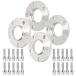 cciyu 10mm Wheel Spacers 5x120 72.56mm Bore with 12x1.5 Lug Nuts Adapters for 528e Wheel Spacers for 528i for E23 E32 E38 Wheel Spacers - 4 ¹͢