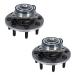 [Set of 2] Longgo 515114 Front Wheel Bearing and Hub Assembly Replacement for Rear Wheel Drive 2006 2007 2008 Ram 2500 and Ram 3500 | 8 lug ͢����