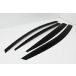 Autoclover Smoke Tinted Black Side Weather Deflector Sun Rain Guard Visors 4pcs for 2012~2017 KIA Rio 4door Sdean ͢����
