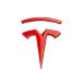 3D T Metal Emblem Car Side Badge Decals for Tesla Model S Model X Model 3 Auto Accessories ͢