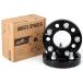 GAsupply 5x4.75 to 5x4.5 Wheel Spacers, Black 1 inch 25mm 5x120.65 to 5x114.3 Wheel Adapters Spacers 74mm 12x1.5 Studs Compatible with Chev ͢
