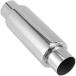 ZEONHAK 2.5 Inches Inlet Exhaust Resonator, 2.5 Inches Outlet Muffler Resonator, 16 Inches Overall Length Stainless Steel Resonator, Univer ¹͢