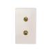 Aruastudio Retro Interior Light Switch ON-Off Set, Switch Plate, Toggle Switch 15A, 250V, AC, 2Pin (White 002) ¹͢