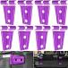 Door Hinge Cover Trim Exterior Accessories for Jeep Wrangler JK JKU Sport Rubicon Sahara X Unlimited 2-Door  4-Door 2007-2018 (Purple 8PC ͢