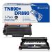 Alu 2-Pack (Black) TN-890 Toner Cartridge+ DR-890 Drum Unit Compatible Replacement for Brother HL-L6250DW HL-L6400DWT MFC-L6900DW HL-L6400D ¹͢