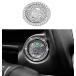 Crystal Bling Auto Start Engine Ignition Button Knob Ring Silver Sticker Compatible with Lexus is ES NX RX GS ͢