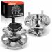 A-Premium 2 x Rear Wheel Bearing and Hub Assembly with ABS  4-Lug Compatible with Toyota Yaris 2015 2016 2017 2018 2019 ͢