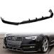 Q1-TECH, Front Bumper Lip fit for Compatible with 2013 - 2016 Audi A5 / S5 , Front Lip Spoiler Air Chin Body Kit Splitter ABS , 2014 2015 , ¹͢