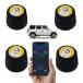 Gift2u Bluetooth Tire Pressure Monitoring System, Support iOS  Android App, High Low Pressure Temperature  Many More Detect Alarm Modes ¹͢