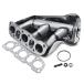 A-Premium Right Exhaust Manifold Kit Compatible with Nissan Frontier 05-19, NV1500 NV2500 NV3500 12-21, Pathfinder 05-12, Xterra 05-15, V6  ¹͢