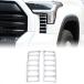 Aunginsy Car Front Headlights Grille Vent Trim Cover Compatible with Toyota Tundra 2022-2025 Car Front Grill Mesh Grille Grid Inserts Air I ͢